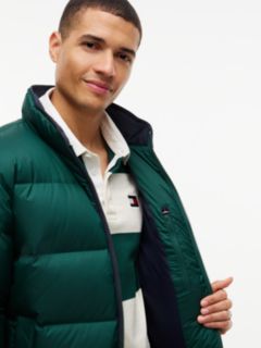 Water-Repellent Ripstop Down Jacket — Ornamental Green 4