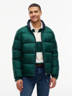Water-Repellent Ripstop Down Jacket — Ornamental Green 1