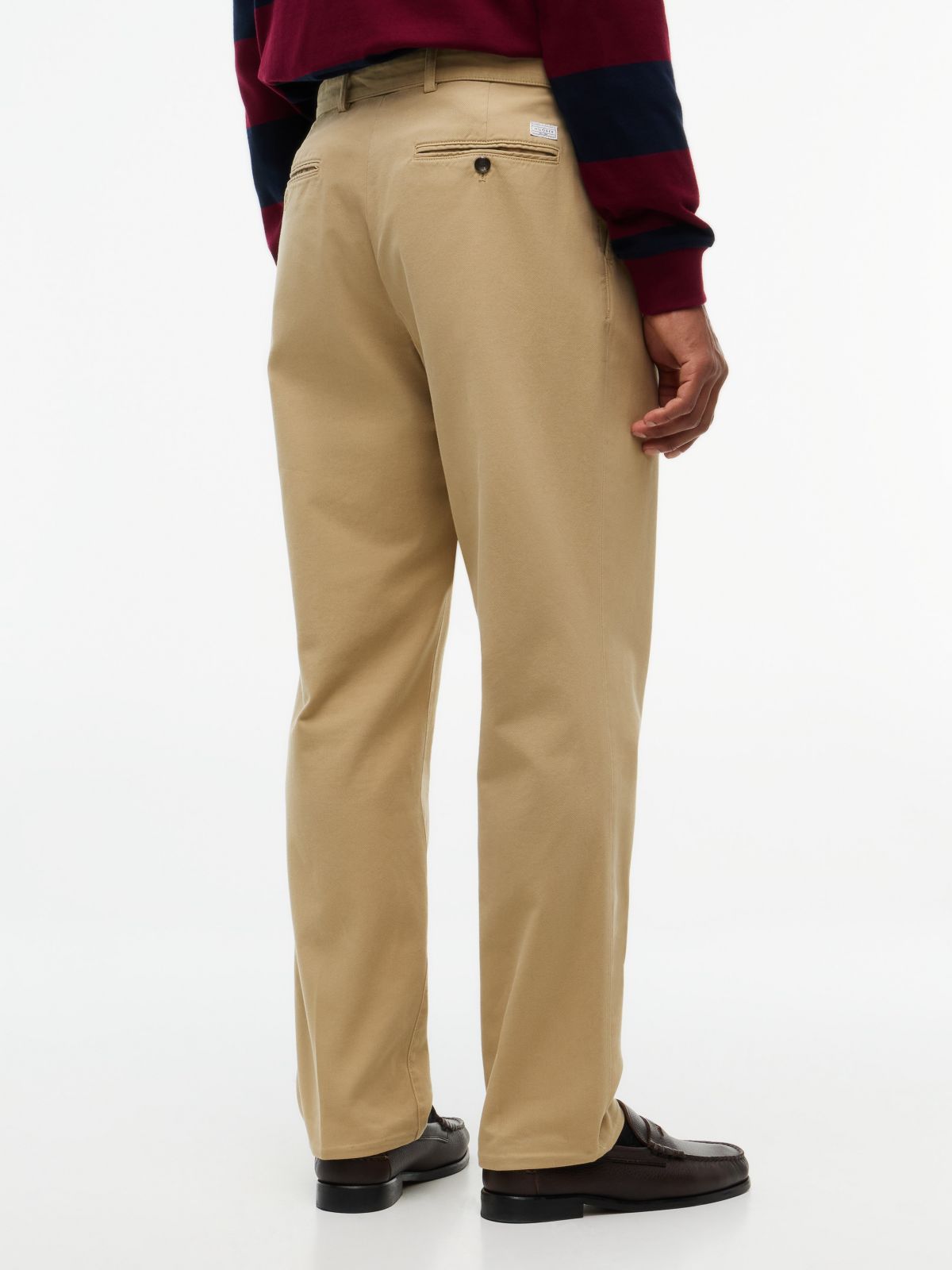 Belted Pleated Twill Pant — Western Khaki