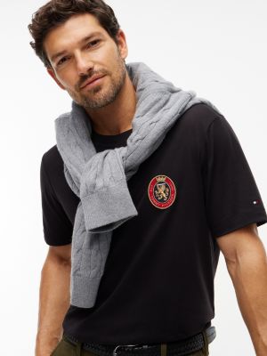 Мужские футболки Tommy Hilfiger Crest Patch Smooth Cotton Pocket T-Shirt — фото 3