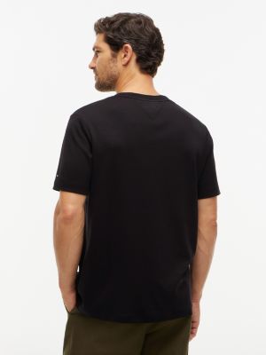 Мужские футболки Tommy Hilfiger Crest Patch Smooth Cotton Pocket T-Shirt — фото 4