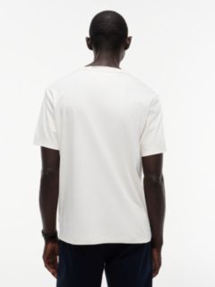Crest Patch Smooth Cotton T-Shirt — Ivory Petal 4