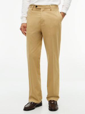 New York Label Stretch-Cotton Pant, Starfish