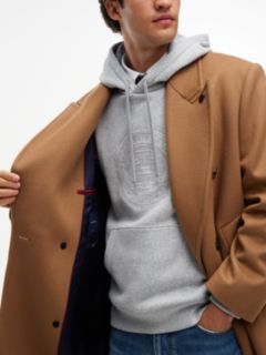New York Label Relaxed Wool-Blend Coat — Brown 5