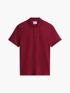 Regular Fit Tonal Logo Interlock Polo — Burgundy 5