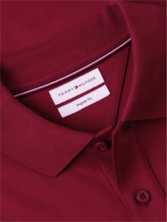 Regular Fit Tonal Logo Interlock Polo — Burgundy 6