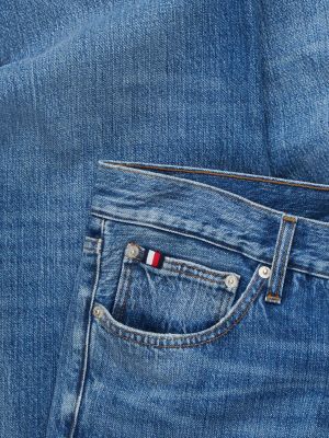 Мужские джинсы Tommy Hilfiger Regular Bootcut Jean, цвет: Синий — фото 8