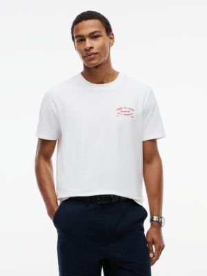 Мужская футболка Tommy Hilfiger Back NYC Skyline Graphic, цвет: Белый — фото 1