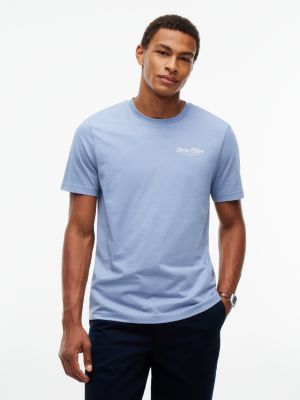 Script Logo T-Shirt, Brisk Blue
