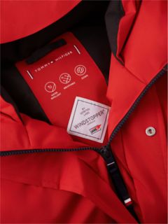 Water-Repellent Down Parka — Red 8