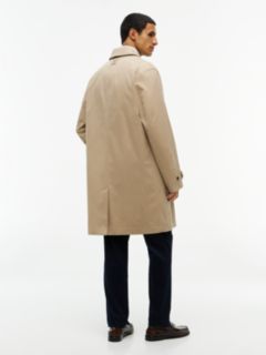 Water-Repellent Twill Car Coat — Khaki 4