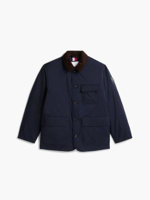 Мужская куртка Tommy Hilfiger Relaxed Padded Ripstop Barn, цвет: Тёмно-синий — фото 6