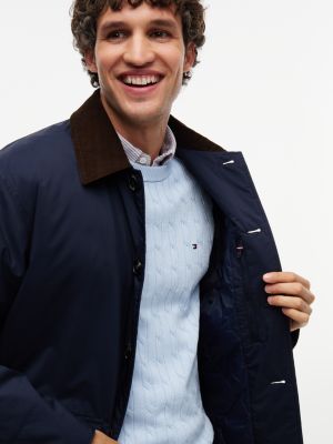 Мужская куртка Tommy Hilfiger Relaxed Padded Ripstop Barn, цвет: Тёмно-синий — фото 4