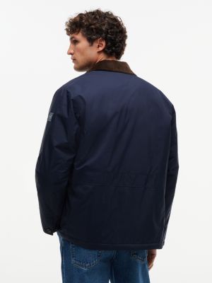 Мужская куртка Tommy Hilfiger Relaxed Padded Ripstop Barn, цвет: Тёмно-синий — фото 5