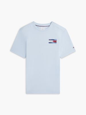 Flag Logo T-Shirt, Sky Blue
