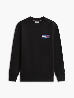 Flag Logo Sweatshirt, Black