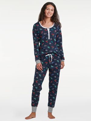 tommy hilfiger thermal pajama set