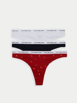 tommy hilfiger red thong