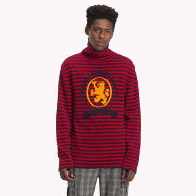 tommy hilfiger striped turtleneck