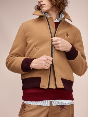 tommy hilfiger camel wool coat