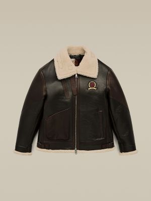 tommy hilfiger shearling aviator jacket