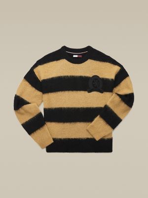 Crest Alpaca Wool Stripe Sweater 