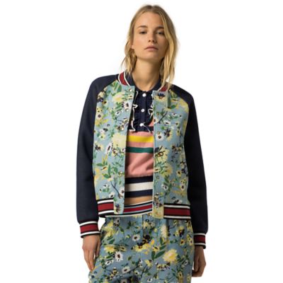 Floral Varsity Jacket