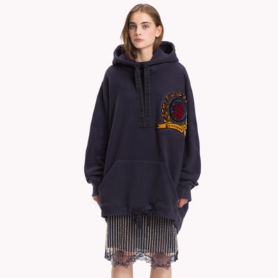 fleece hoodie tommy hilfiger