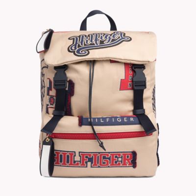 tommy hilfiger roll top backpack