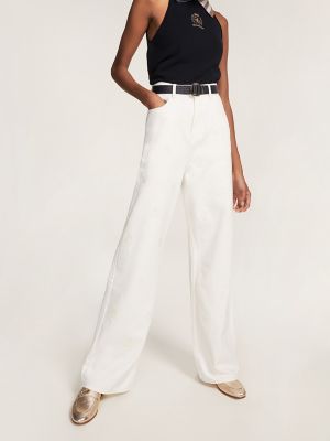 tommy hilfiger wide leg jeans