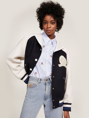 tommy jeans crest jacket