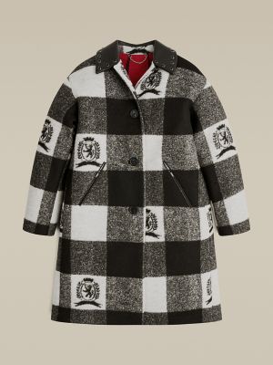 tommy hilfiger check coat