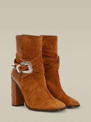 tommy hilfiger buckle bootie