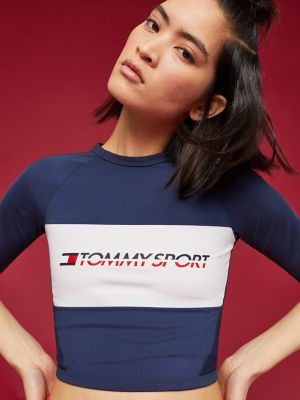 tommy sport crop top