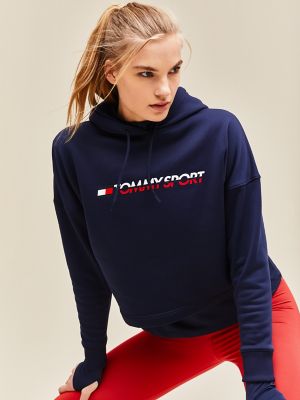 hilfiger cropped hoodie