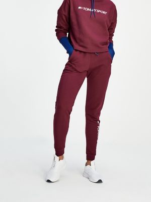 red tommy hilfiger joggers