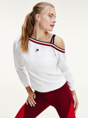 tommy hilfiger one shoulder sweater