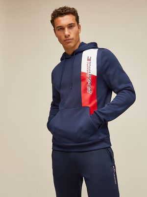 tommy hilfiger logo stripe sweatshirt