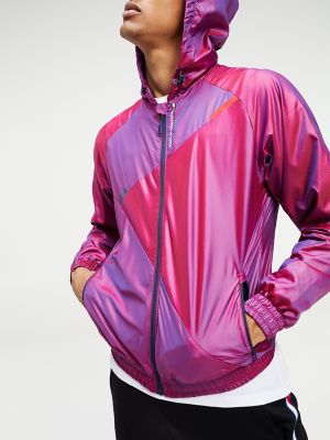 hooded track jacket