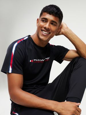 tommy hilfiger tape shirt