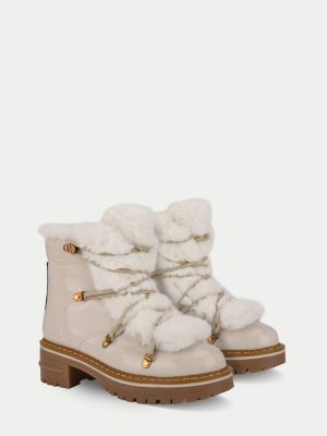 tommy hilfiger fur boots