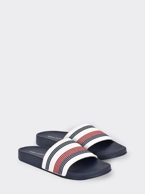 tommy hilfiger flag slides