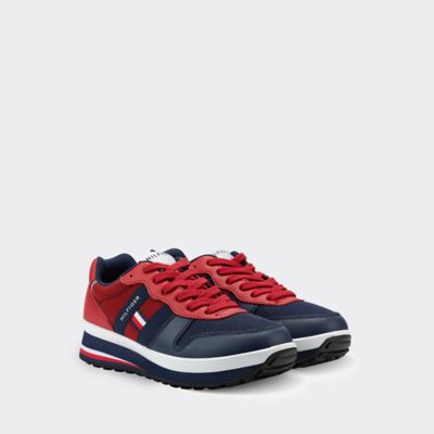 red tommy hilfiger sneakers