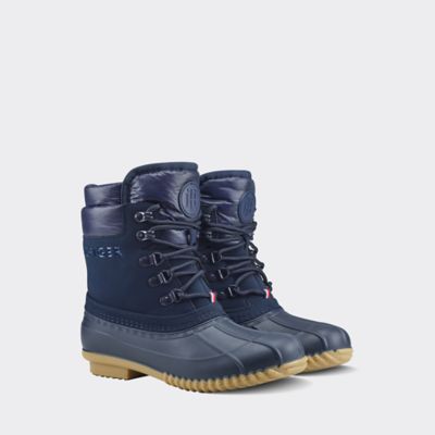 blue tommy hilfiger boots