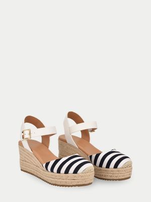 tommy hilfiger tan wedges