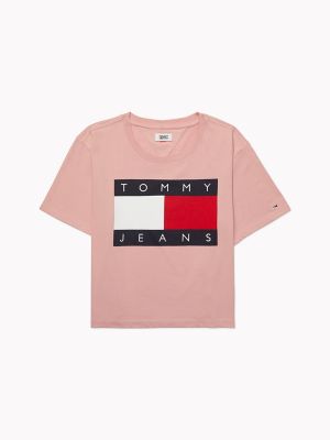 tommy hilfiger crop tee