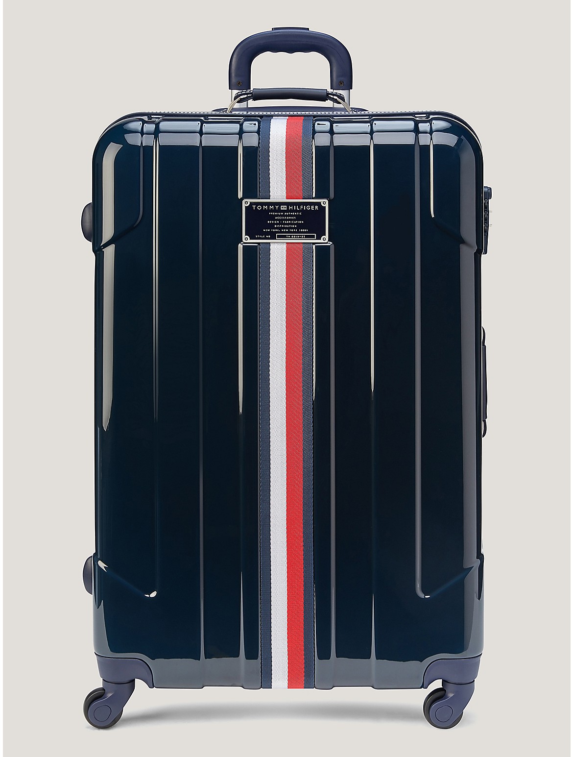 Tommy Hilfiger Men's 28" Hardcase Spinner Luggage - Blue