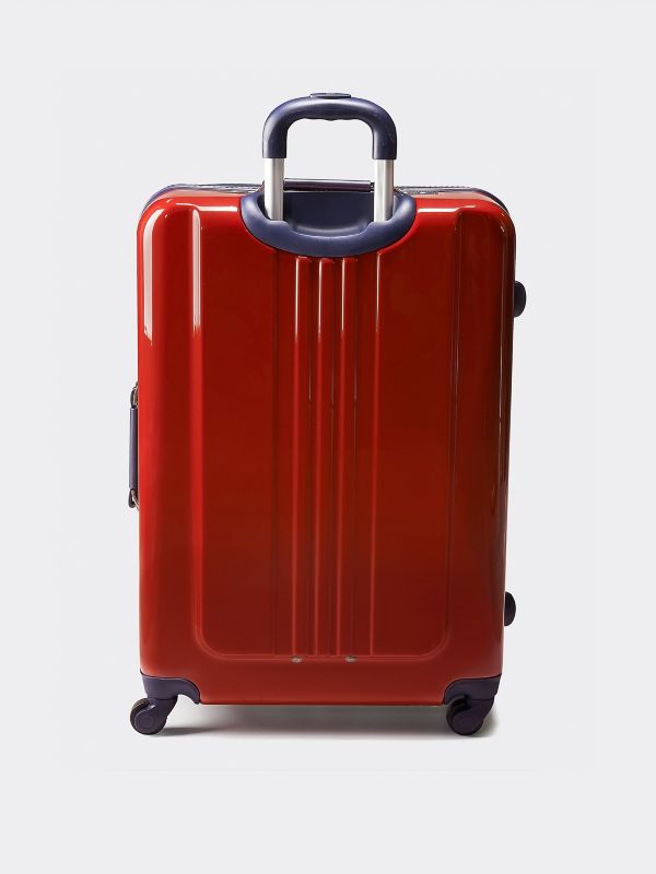 28" Hardcase Spinner Luggage — Deep Red