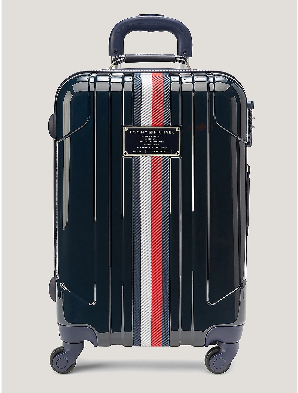 Tommy Hilfiger 21" Hardcase Spinner Suitcase In Navy