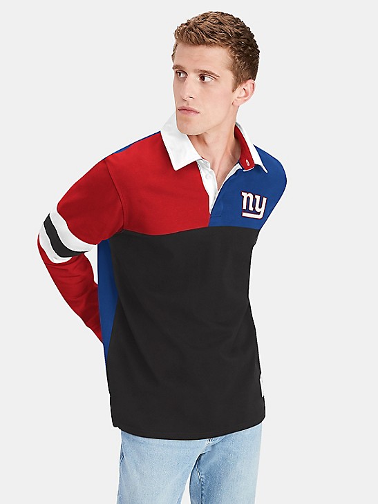 New York Giants Colorblock Rugby, New York Giants Rugby Shirt